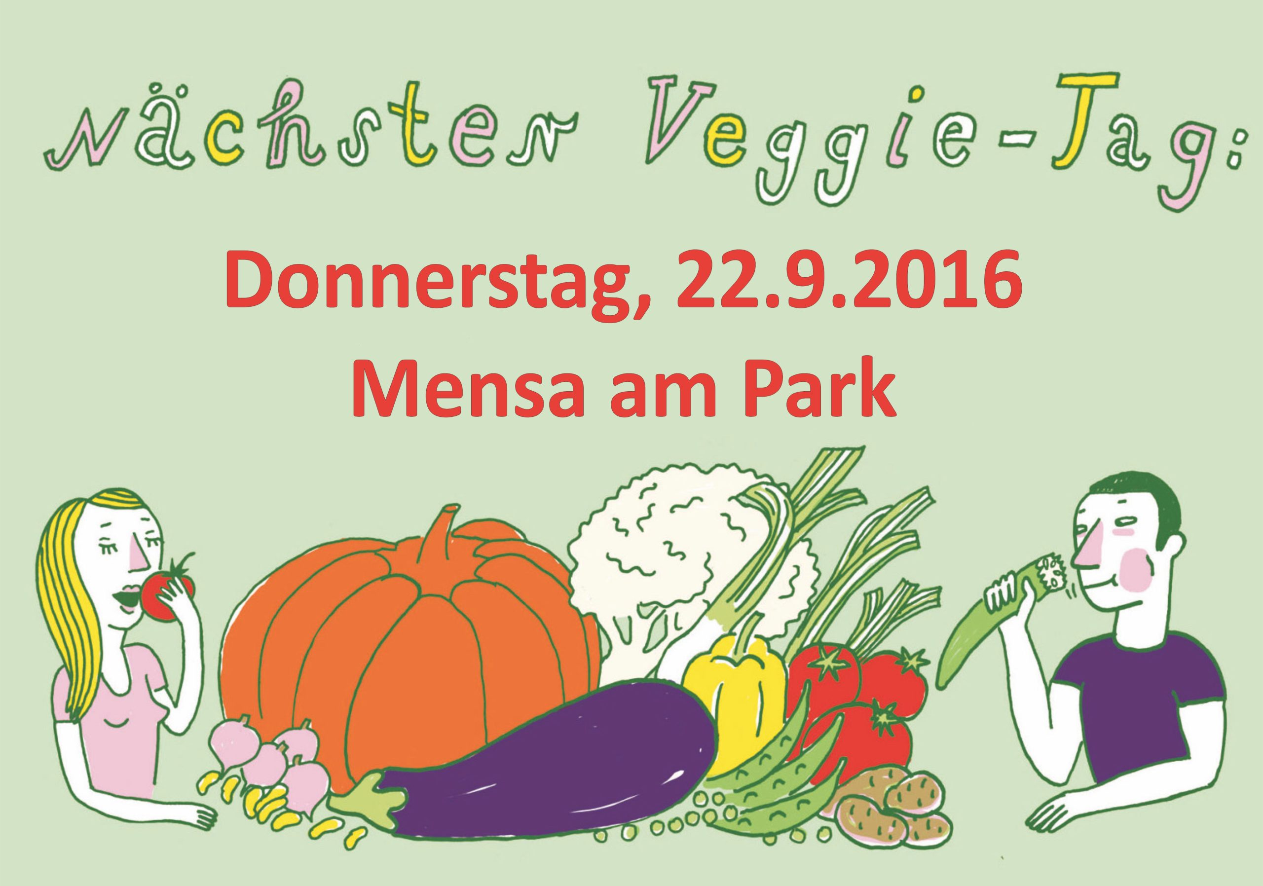 22. September: Veggie Day at Mensa am Park