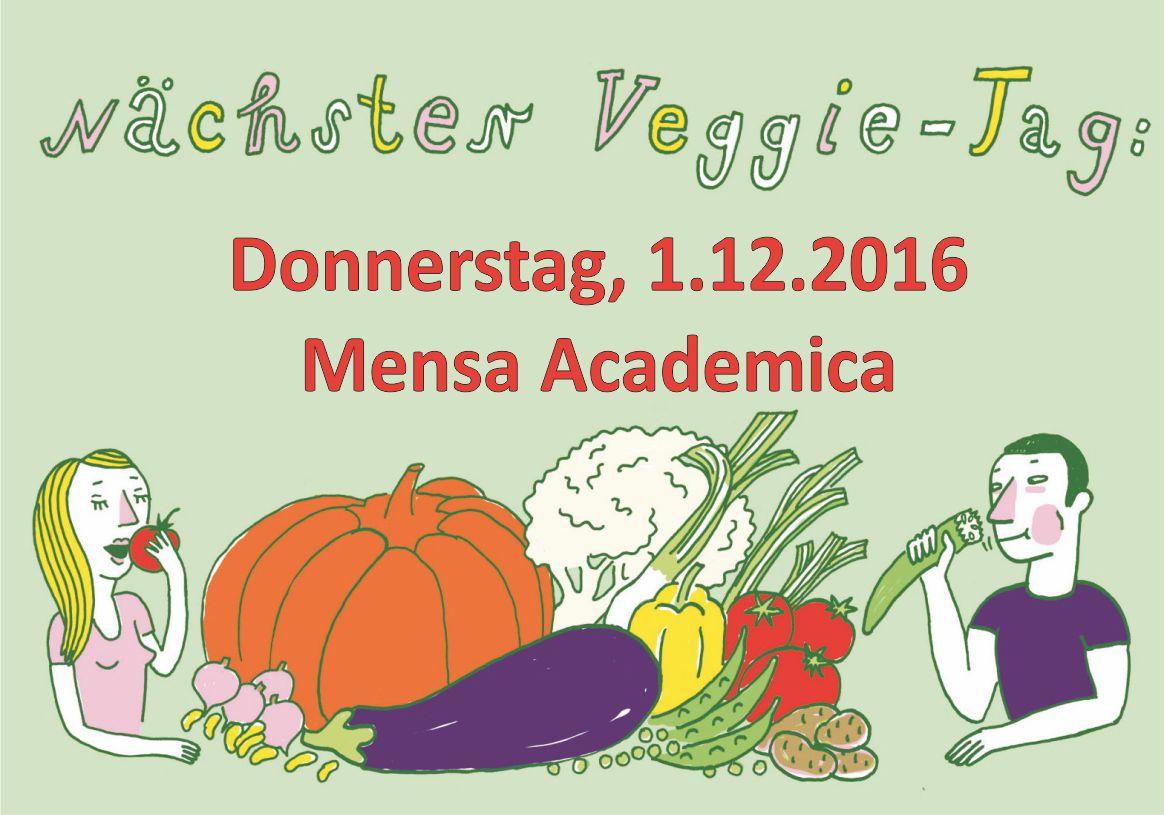 1. December: Veggie- Day at Mensa Academica