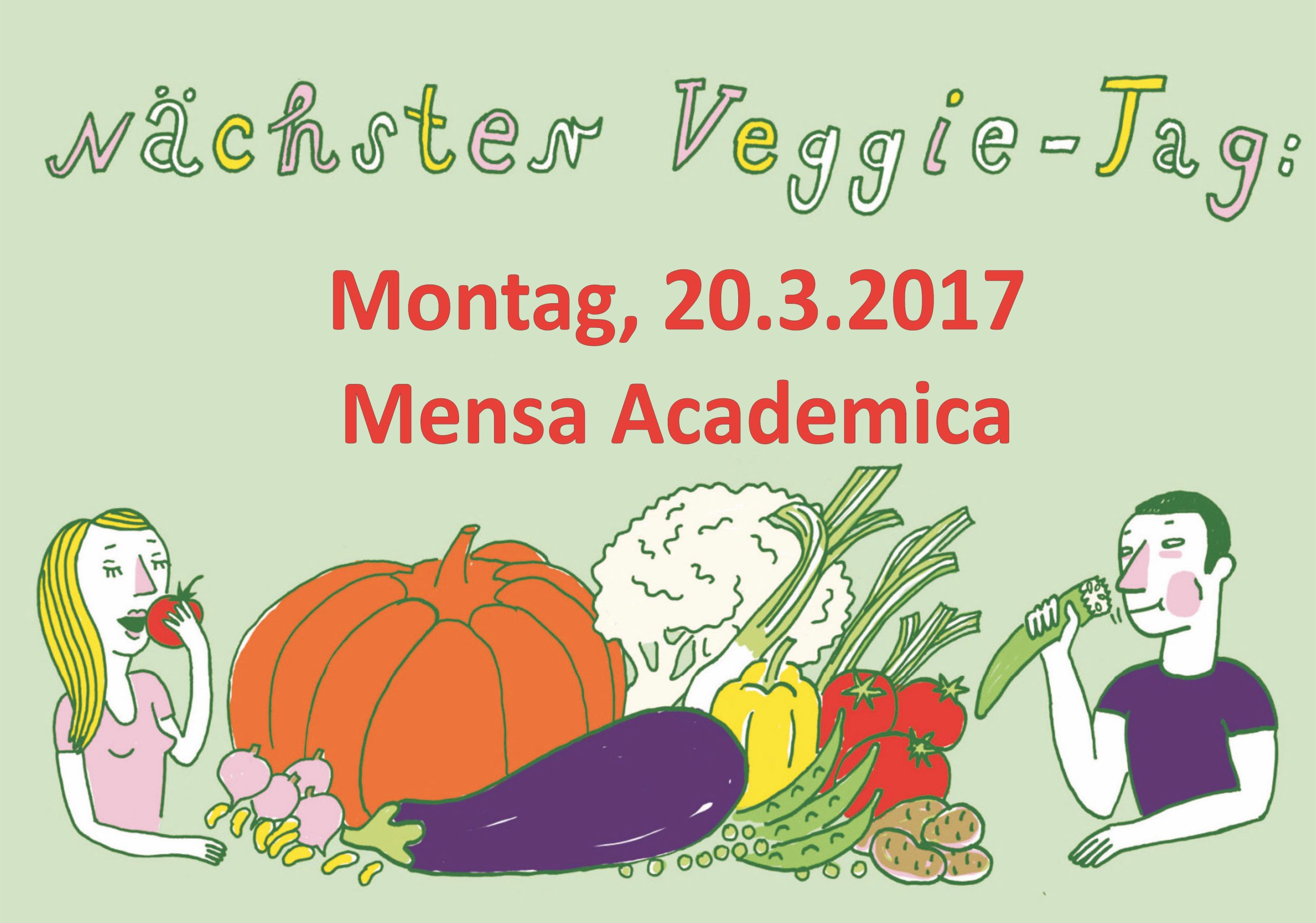 March 20: Veggie Day at Mensa Academica