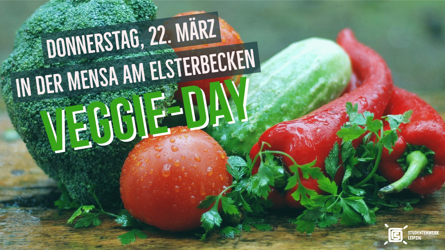 Veggie-Day at Mensa am Elsterbecken on 22 March