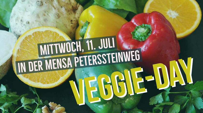 11 July is Veggie-Day in Mensa Peterssteinweg