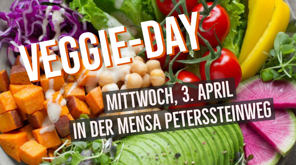 3 April is Veggie-Day at Mensa Peterssteinweg