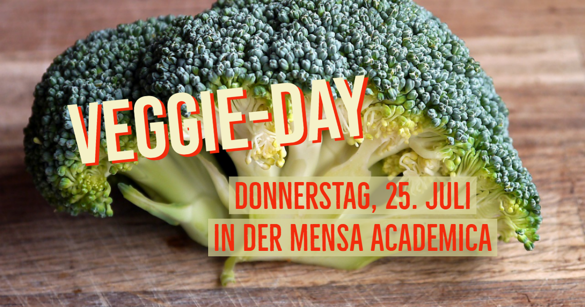 25 July is Veggie-Day in student restaurant Mensa Academica