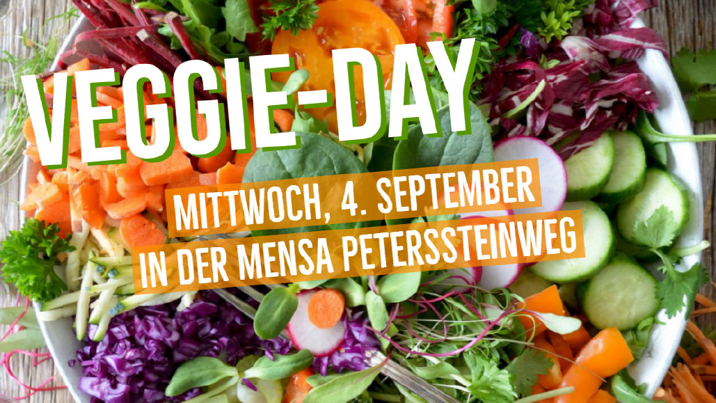 4 September is Veggie-Day at Mensa Peterssteinweg