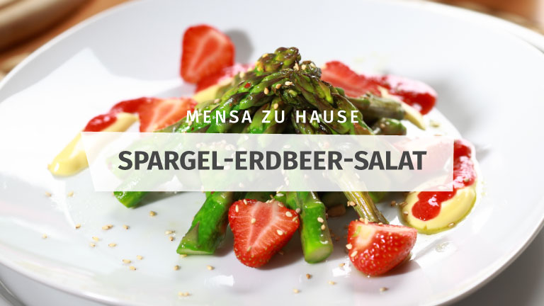 Mensa at Home: Asparagus-strawberry salad