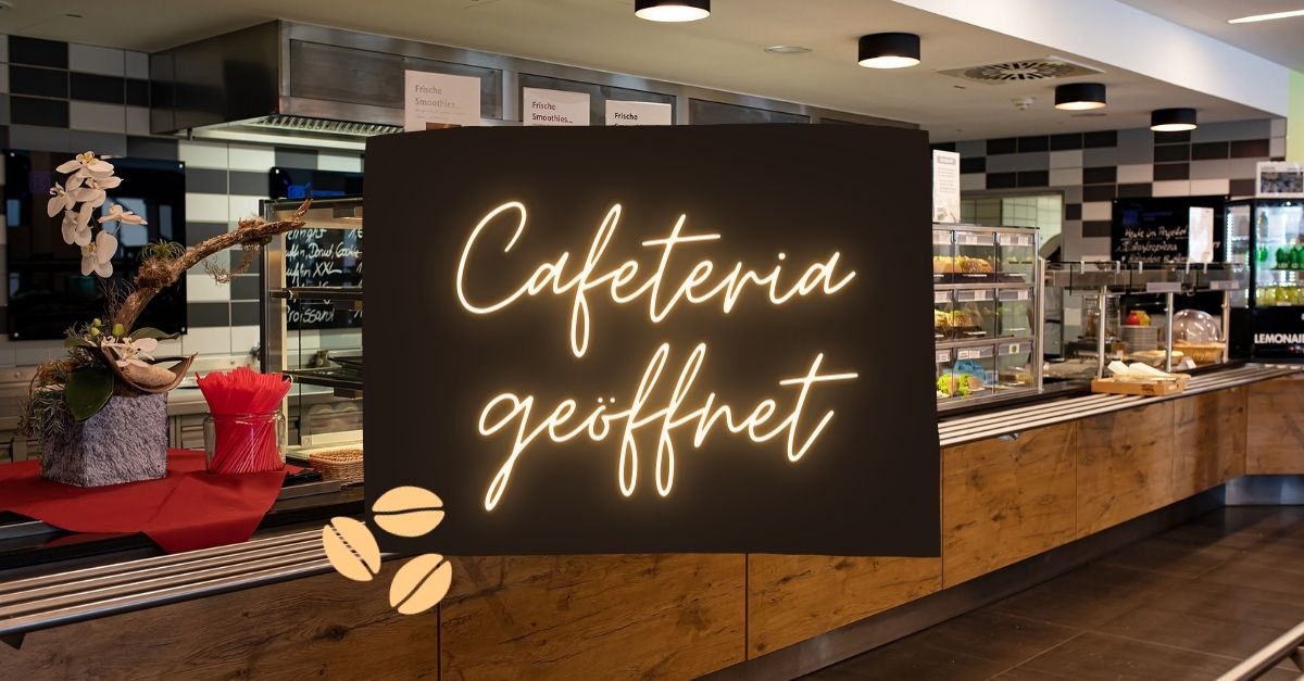 From 12 April: Cafeteria am Elsterbecken & Cafeteria am Park open for take-away offer