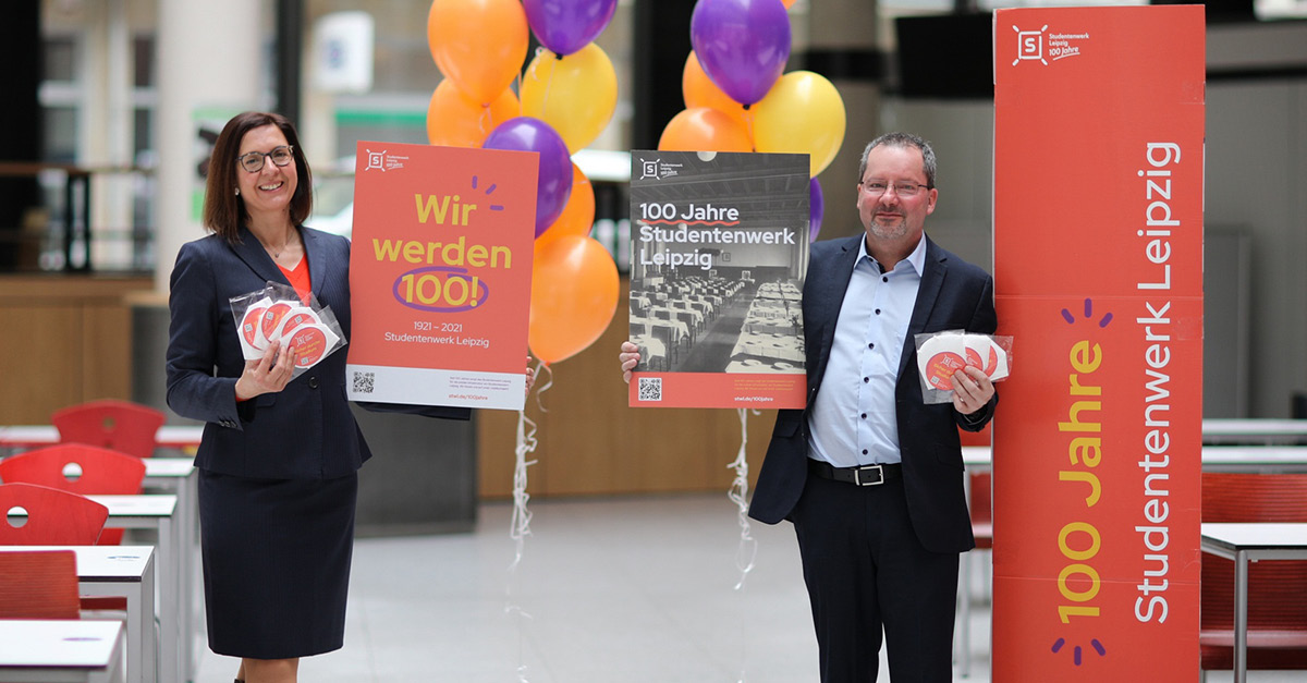 100 Jahre Studentenwerk Leipzig, Dr. Diekhof und Uwe Kubaile